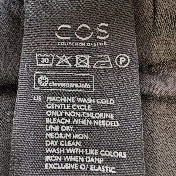COS Womens‎ 8 Black Rayon Lightweight Jogger Pants - Picture 7 of 14